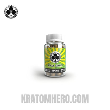 Club 13 Kali Gold Kratom Capsules - 25 Capsules