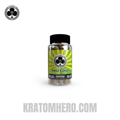 Club 13 Kali Gold Kratom Capsules - 50 Capsules