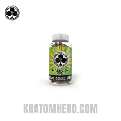 Club 13 Maeng Da Green Kratom Capsules - 275 Capsules