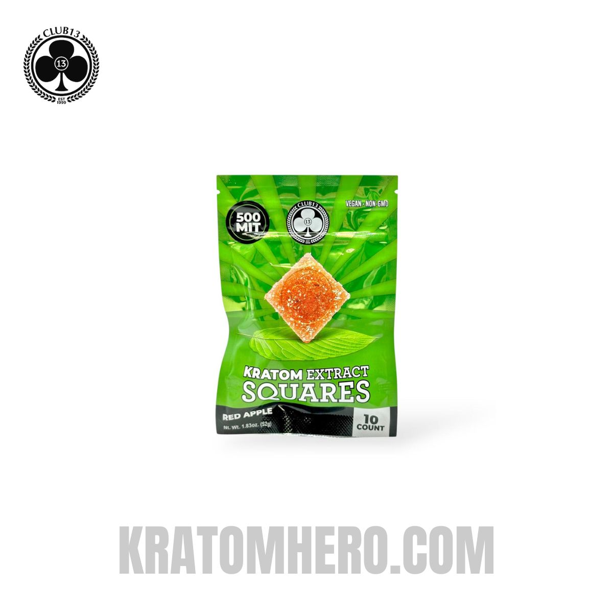 Club 13 Red Apple Extract Kratom Gummies - 10Ct