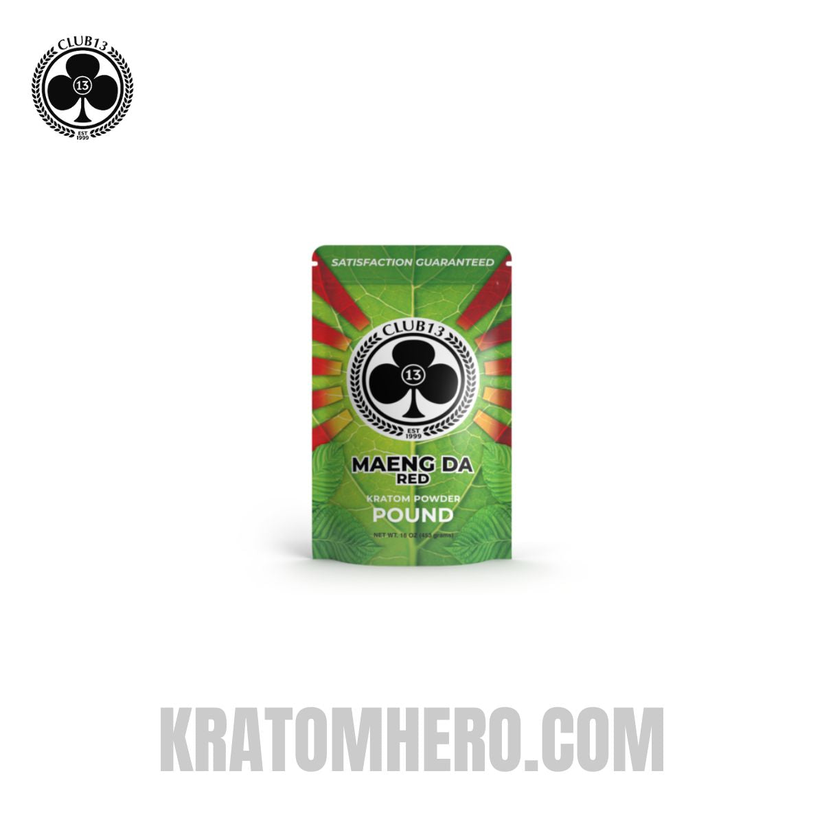 Club 13 Red Maeng Da Kratom Powder - 453 Grams