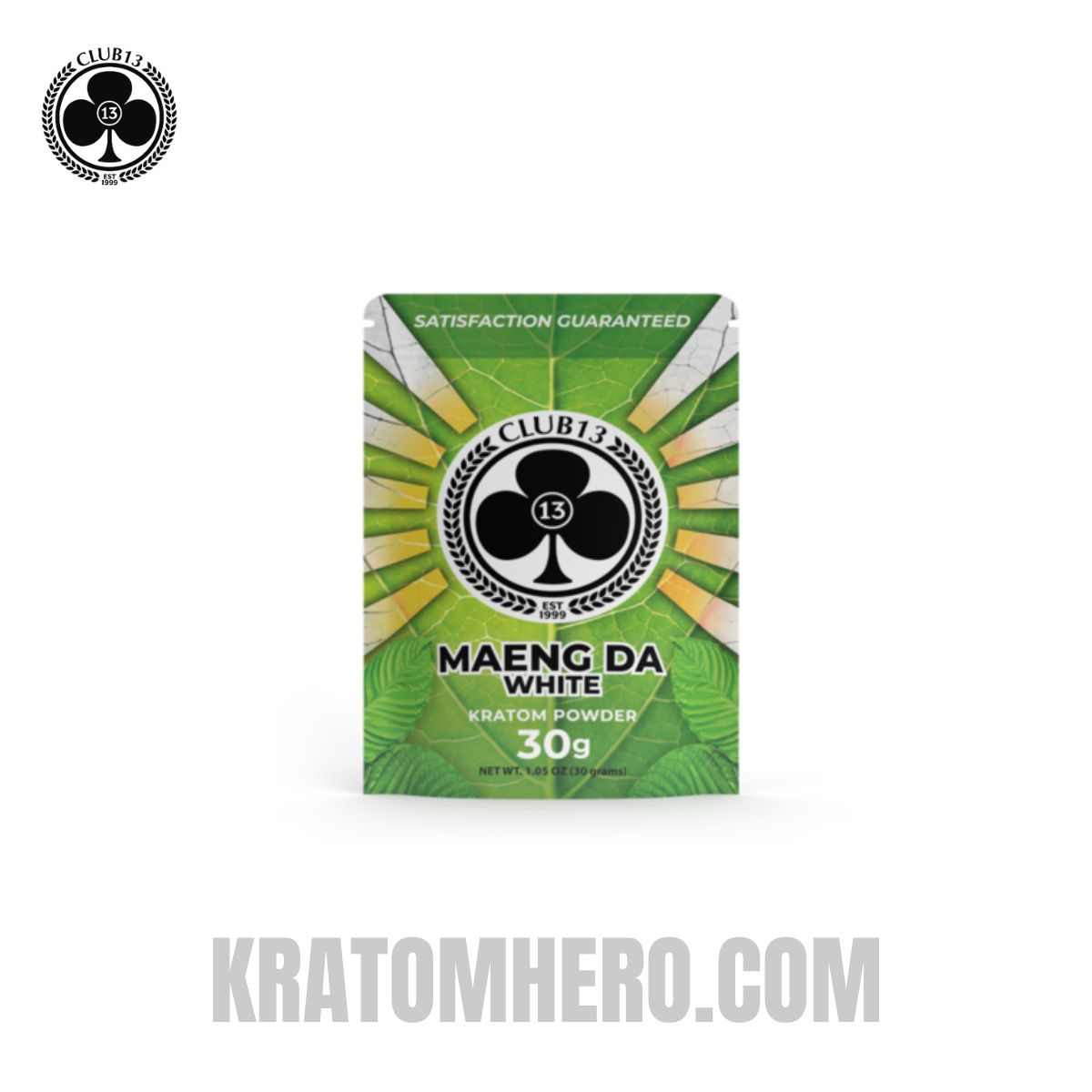 Club 13 White Maeng Da Kratom Powder - 30 Grams