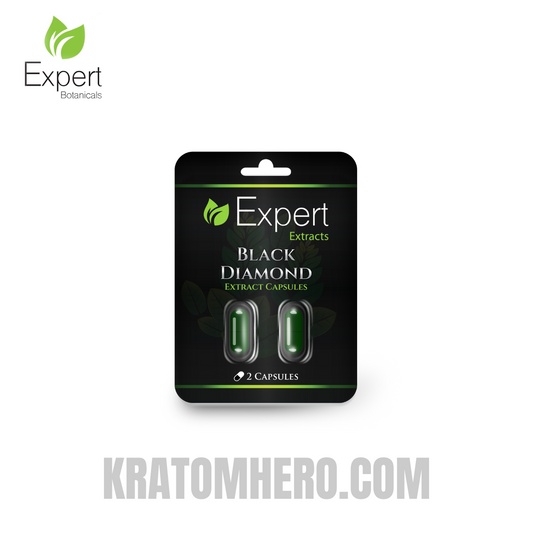 Expert Botanicals Black Diamond Extract Kratom Capsules 2 Pack