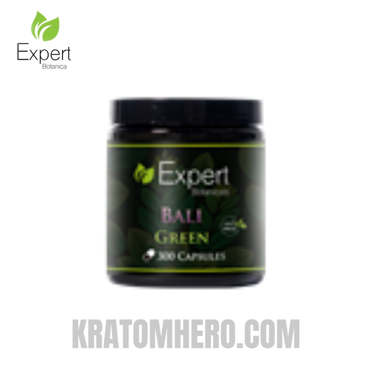Expert Botanicals Bali Green Kratom Capsules 300ct