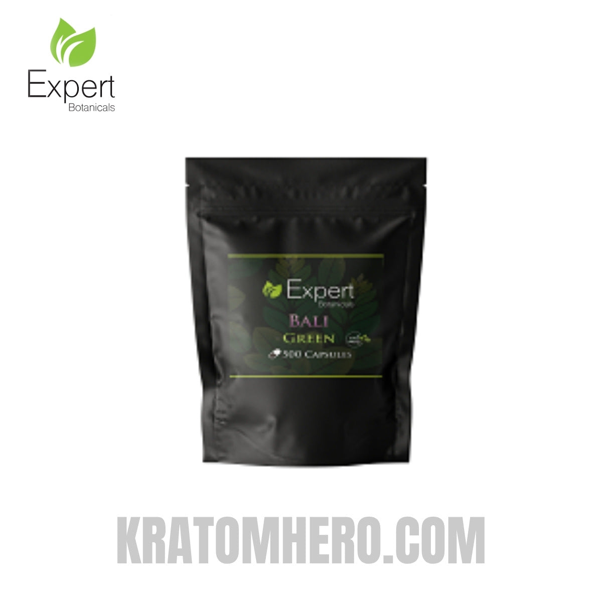 Expert Botanicals Bali Green Kratom Capsules 500ct