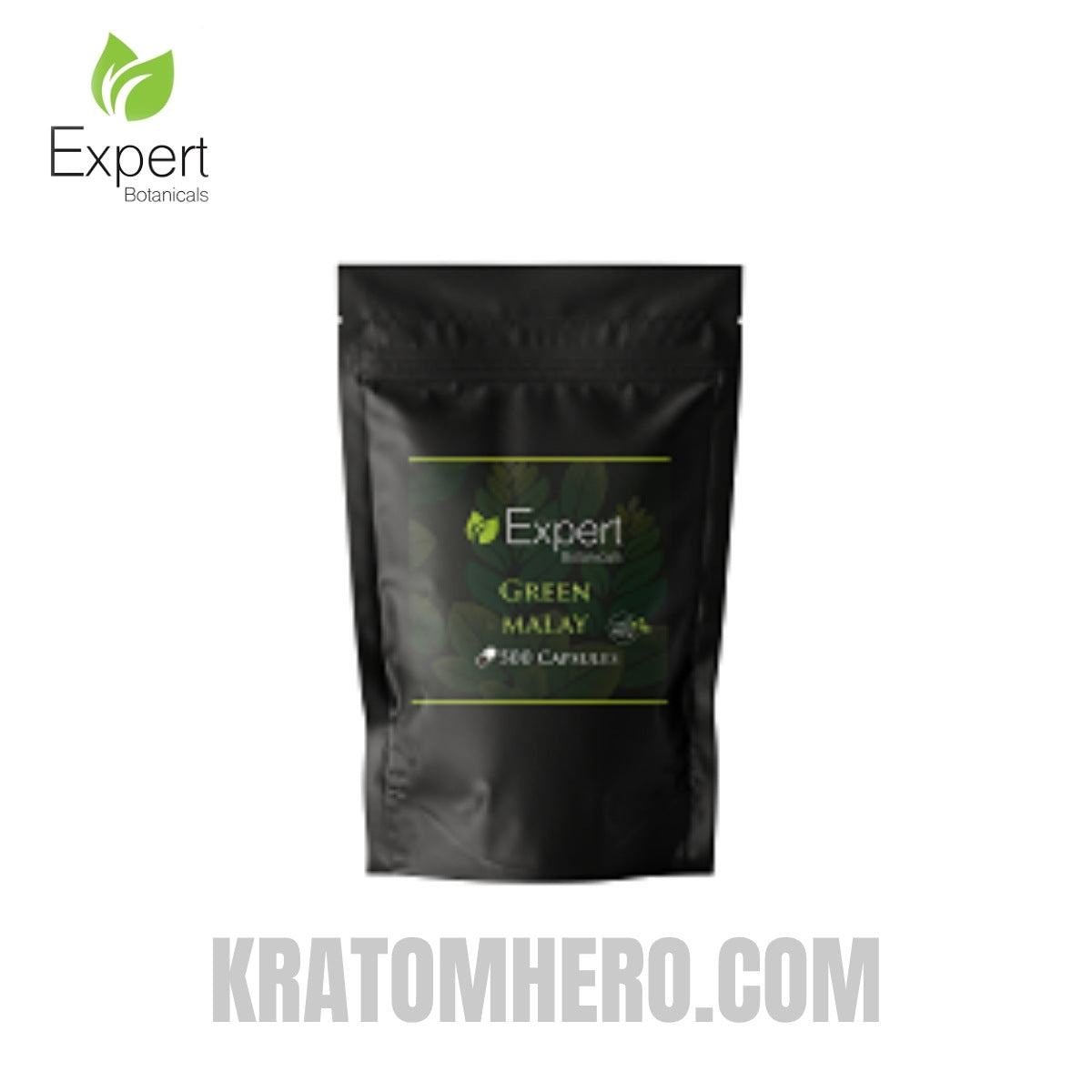 Expert Botanicals Green Malay Kratom Capsules 500ct