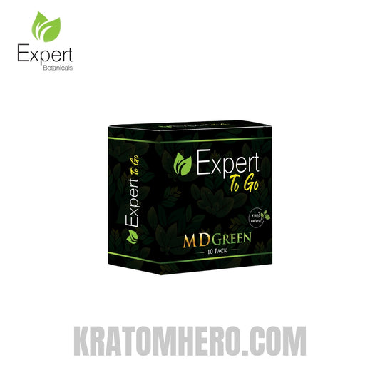 Expert Botanicals Kratom To Go Packs 25 MD Green