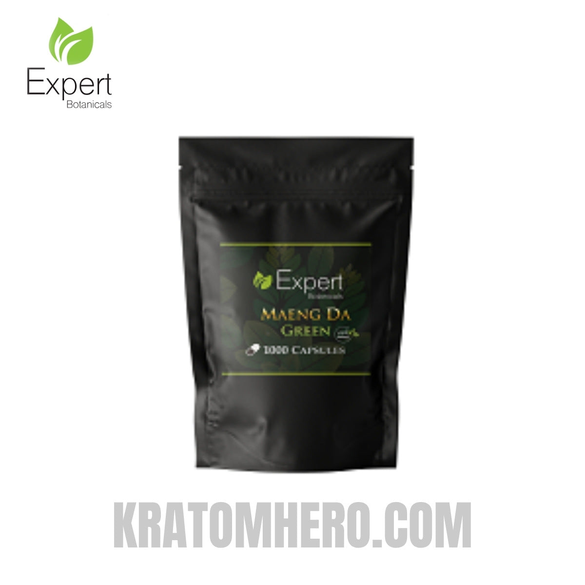Expert Botanicals Maeng Da Green Kratom Capsules 1000Ct