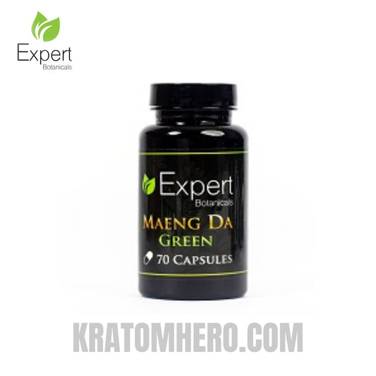 Expert Botanicals Maeng Da Green Kratom Capsules 70Ct