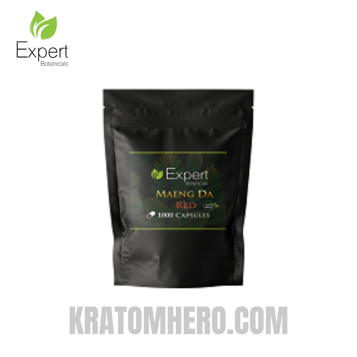 Expert Botanicals Maeng Da Red Kratom Capsules 1000Ct