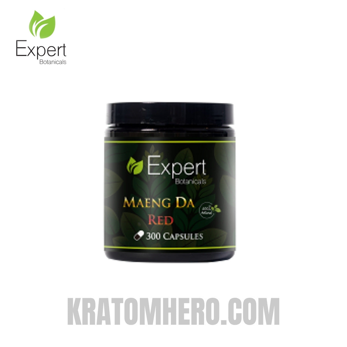 Expert Botanicals Maeng Da Red Kratom Capsules 300Ct