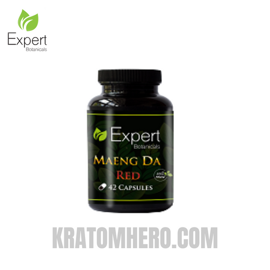 Expert Botanicals Maeng Da Red Kratom Capsules 42Ct
