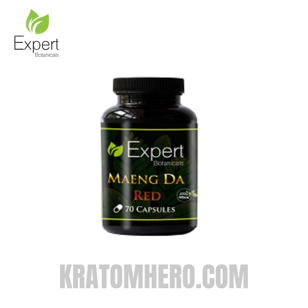 Expert Botanicals Maeng Da Red Kratom Capsules 70Ct