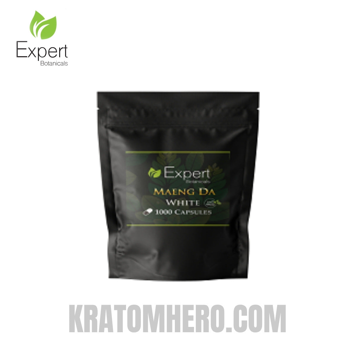 Expert Botanicals Maeng Da White Kratom Capsules 1000Ct