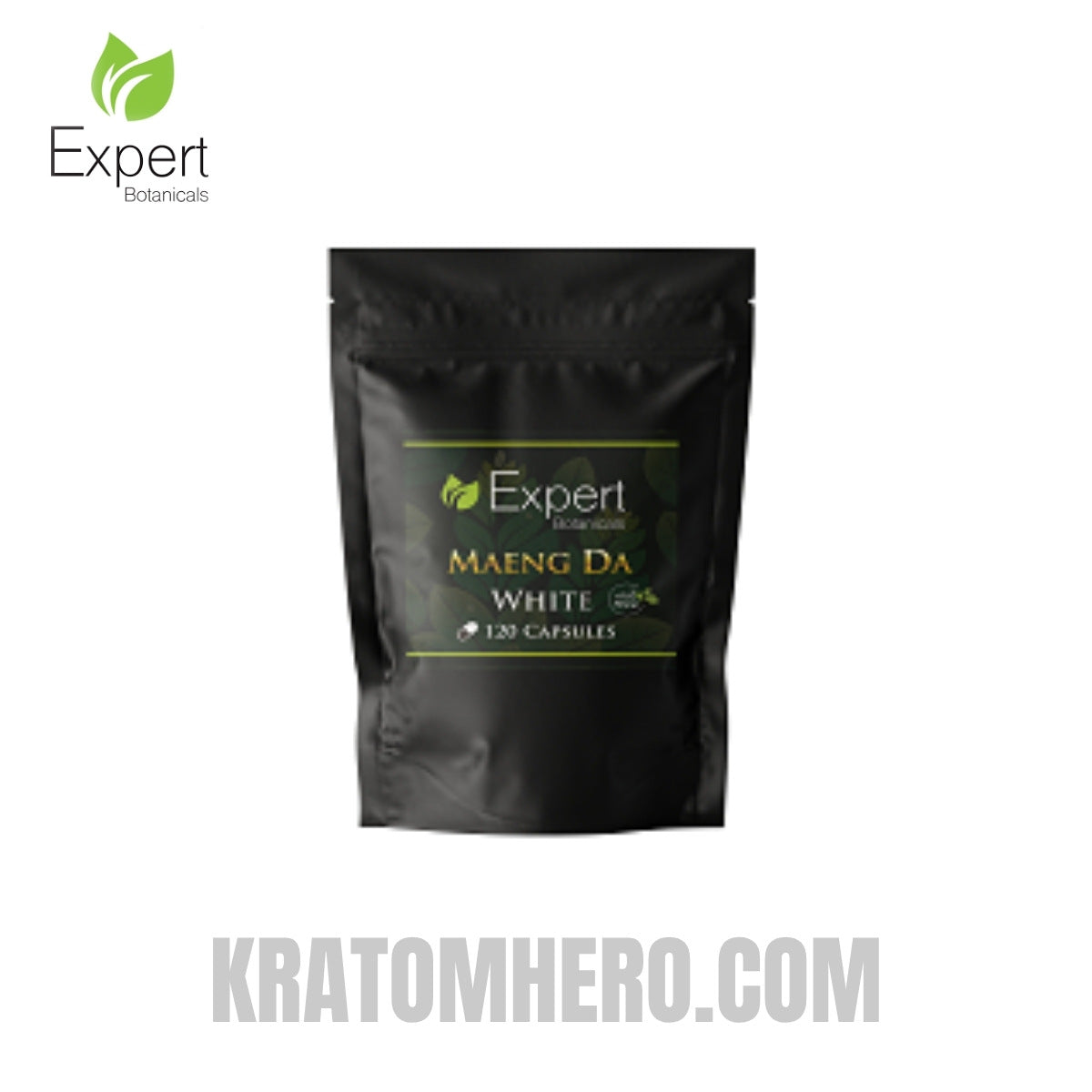Expert Botanicals Maeng Da White Kratom Capsules 150Ct