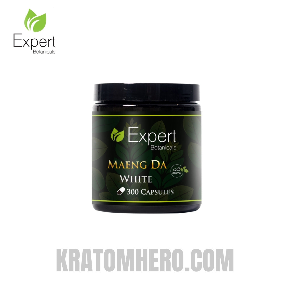 Expert Botanicals Maeng Da White Kratom Capsules 300Ct