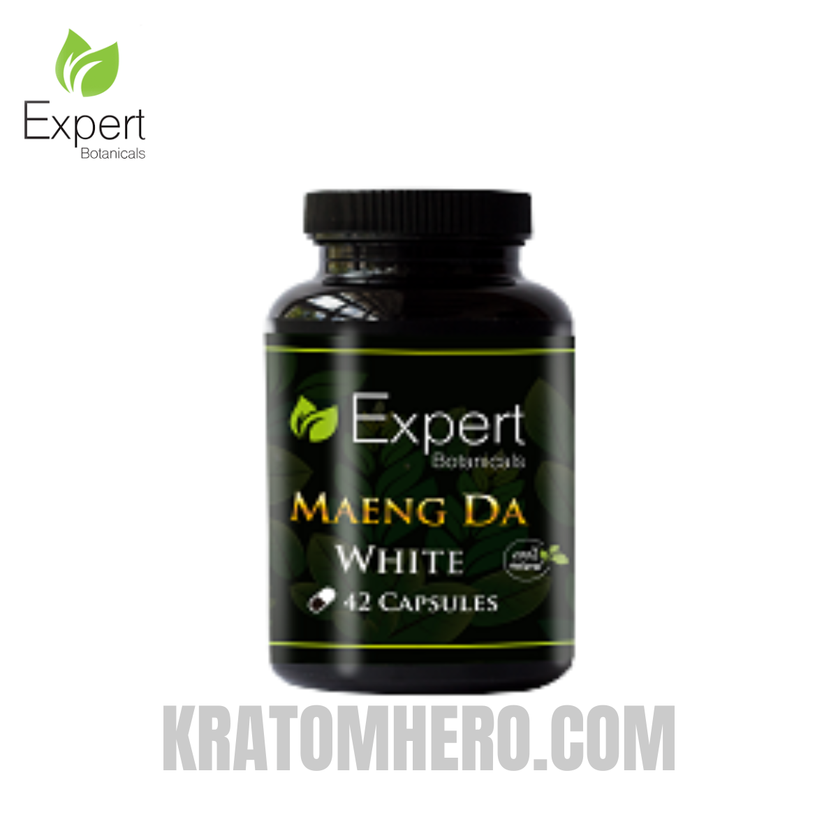 Expert Botanicals Maeng Da White Kratom Capsules 42Ct