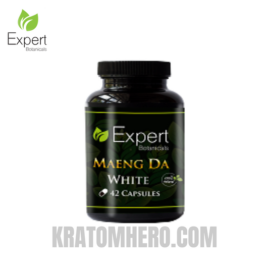 Expert Botanicals Maeng Da White Kratom Capsules 42Ct