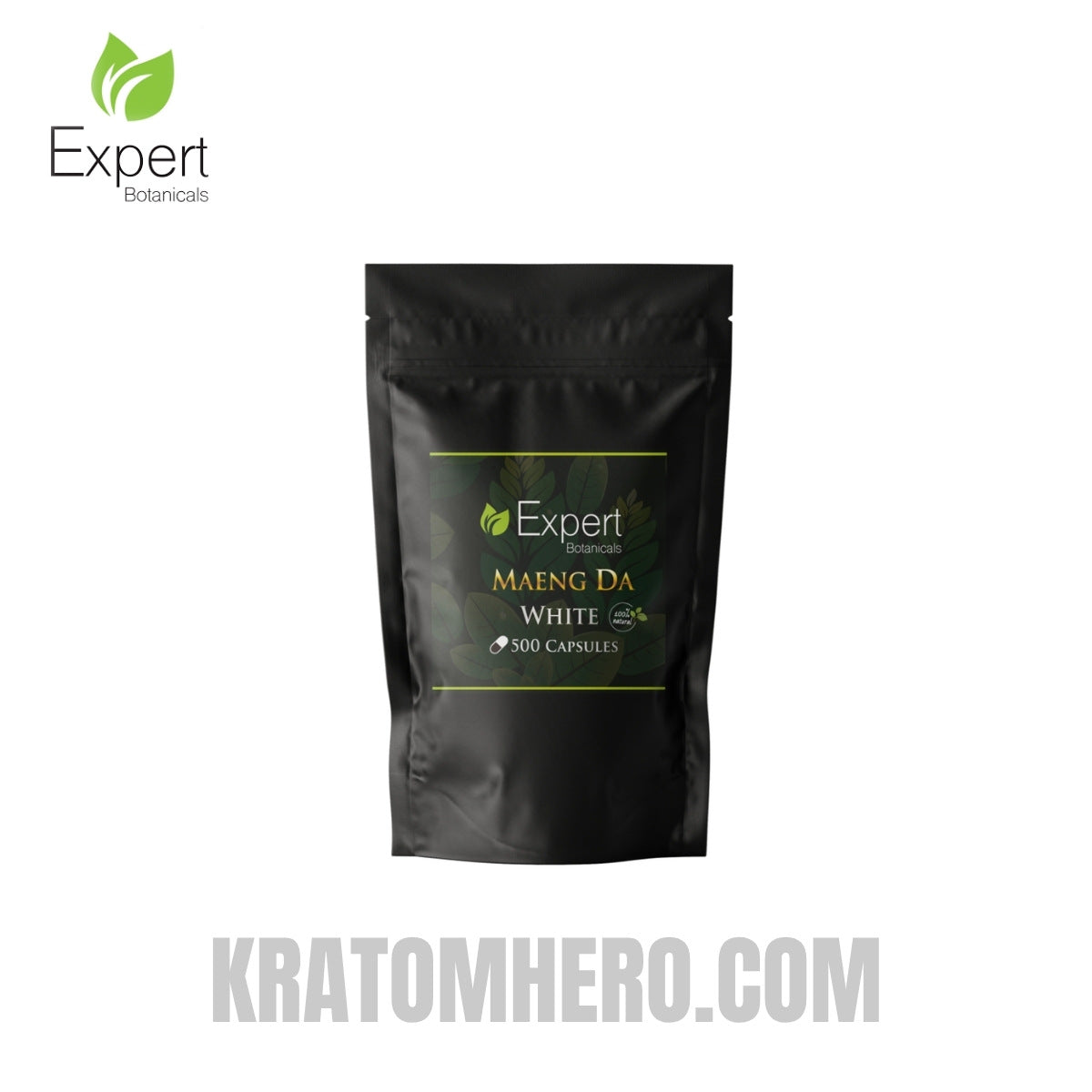 Expert Botanicals Maeng Da White Kratom Capsules 500Ct