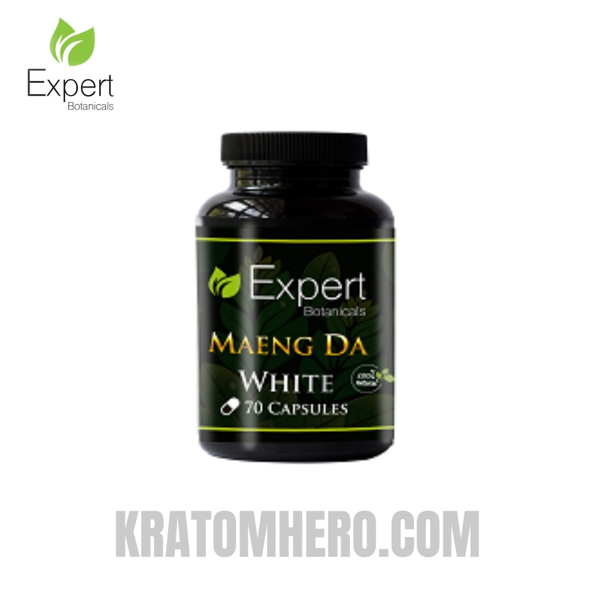 Expert Botanicals Maeng Da White Kratom Capsules 70Ct