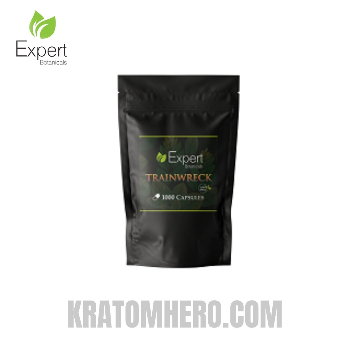 Expert Botanicals Trainwreck Kratom Capsules 1000ct