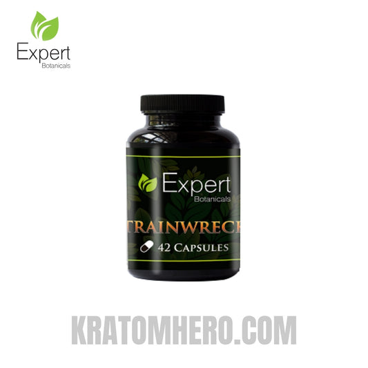 Expert Botanicals Trainwreck Kratom Capsules 42ct