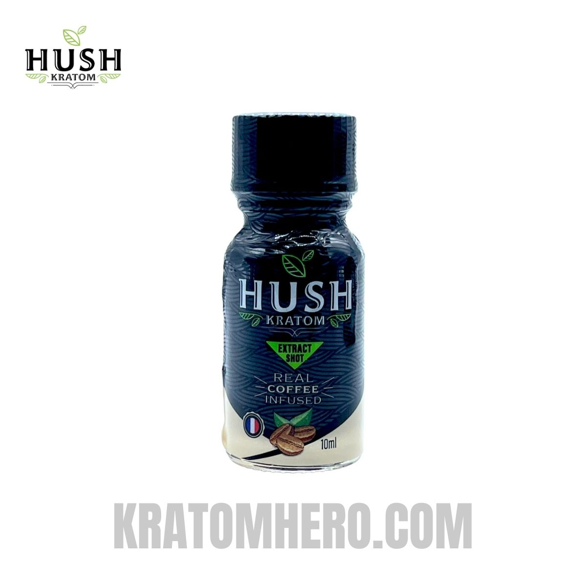 Hush Real Coffee Infused Kratom Liquid Shot 10ml