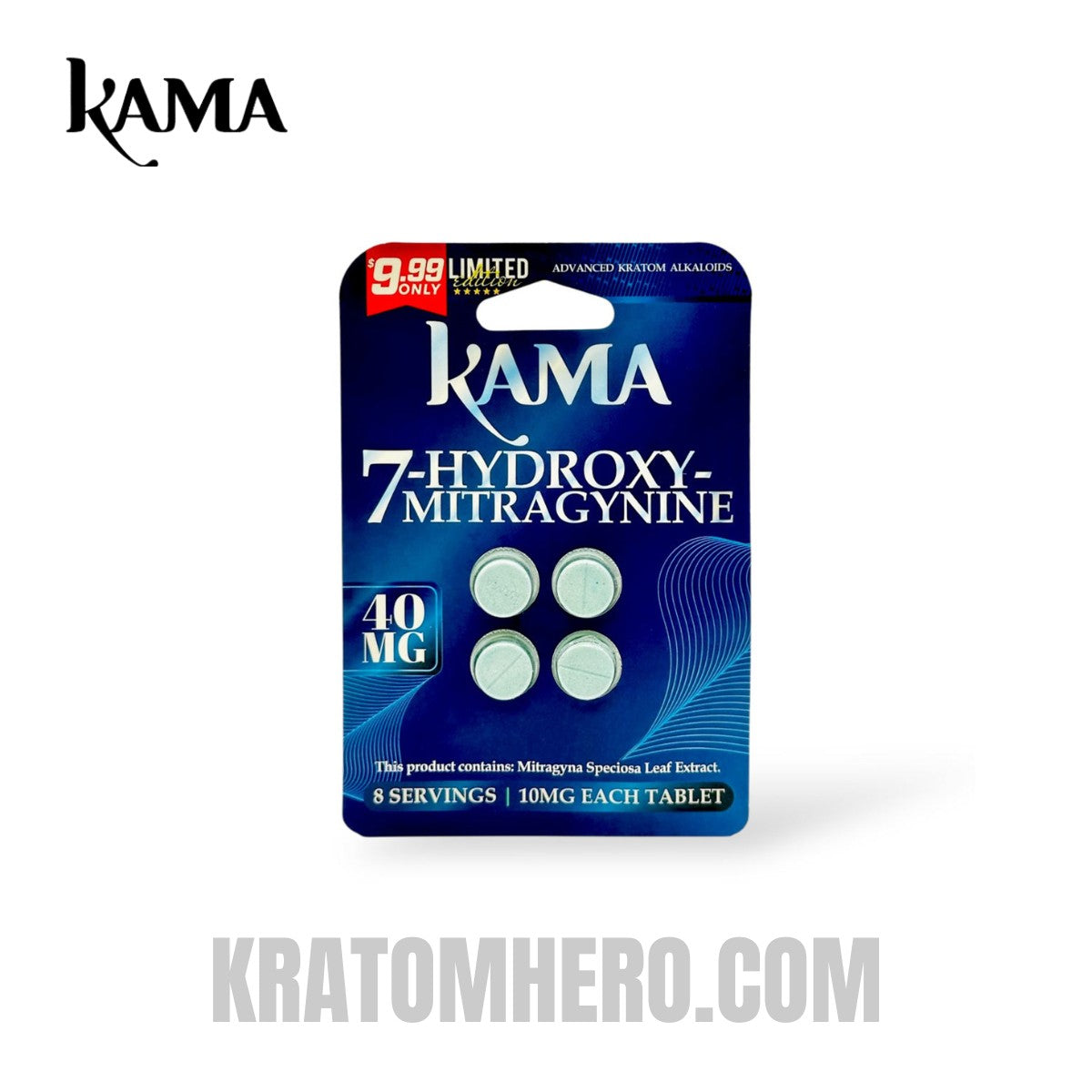 Kama Kratom7-OH Chewable Tablets 10mg