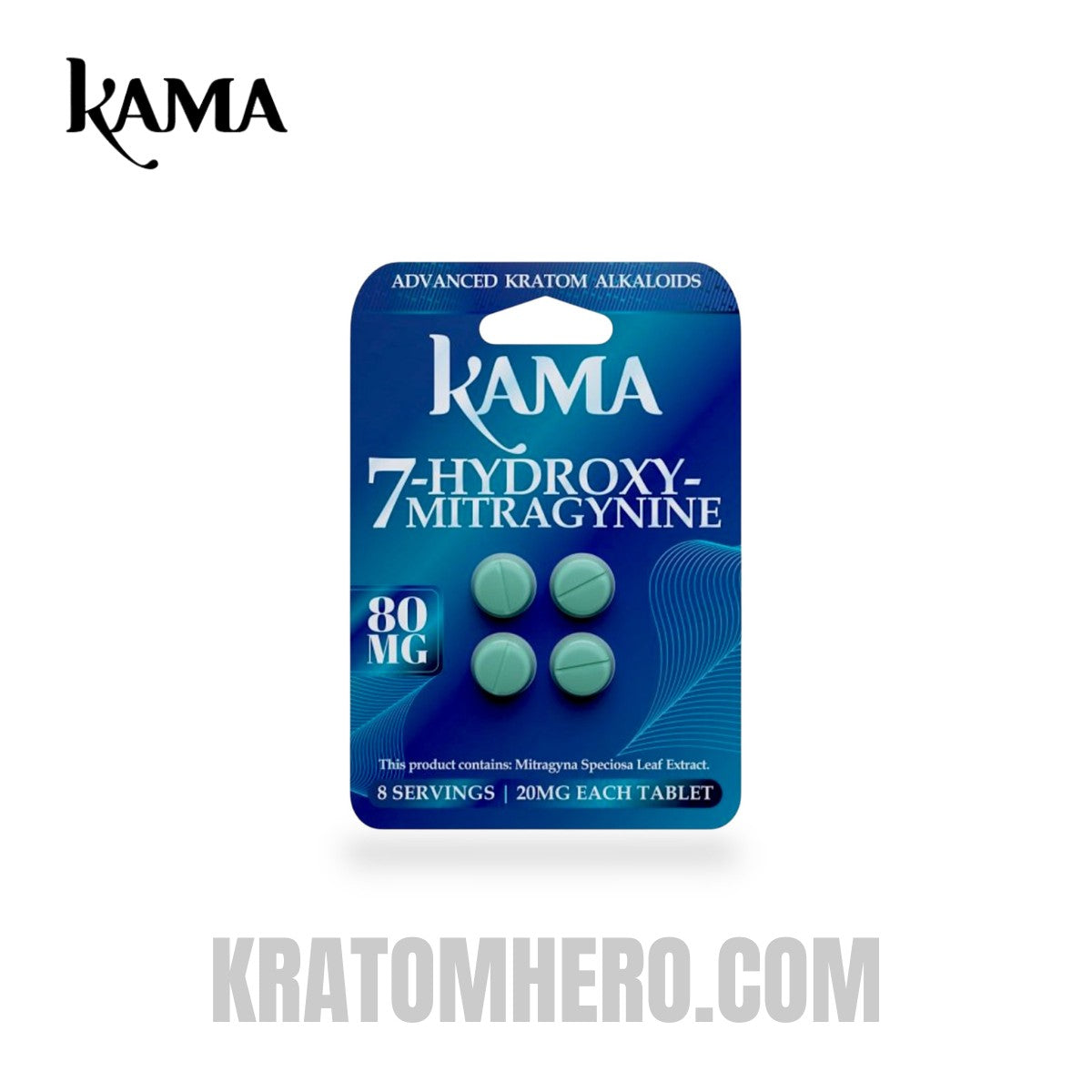 Kama Kratom7-OH Chewable Tablets 20mg