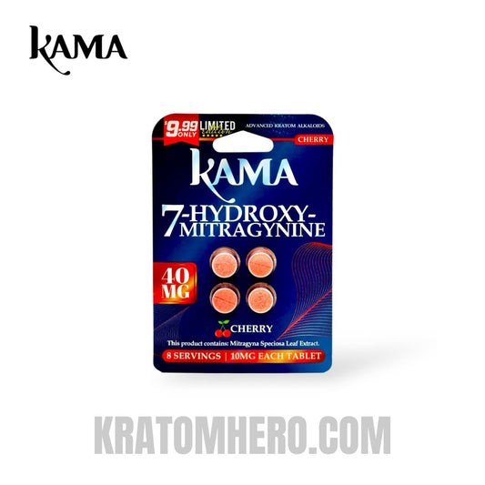 Kama Kratom 7-OH Chewable Tablets Cherry 10mg