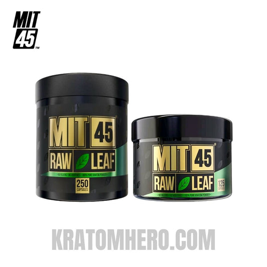 MIT45 Raw Green Leaf Kratom Capsules