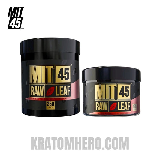 MIT45 Raw Red Leaf Kratom Capsules