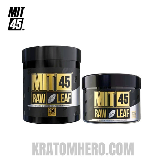 MIT45 Raw White Leaf Kratom Powder