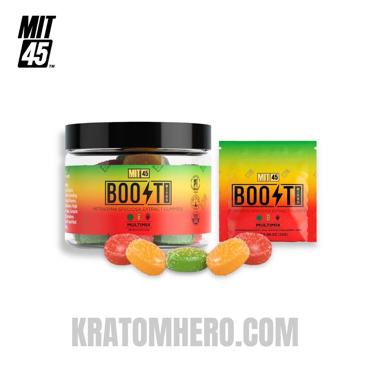MIT45 Boost Bites Kratom Gummies