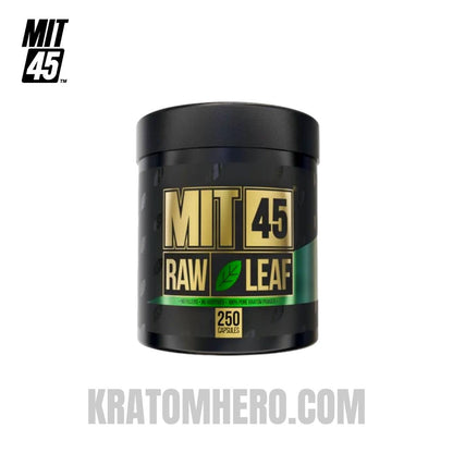 MIT45 Raw Green Leaf Kratom Capsules - 250ct