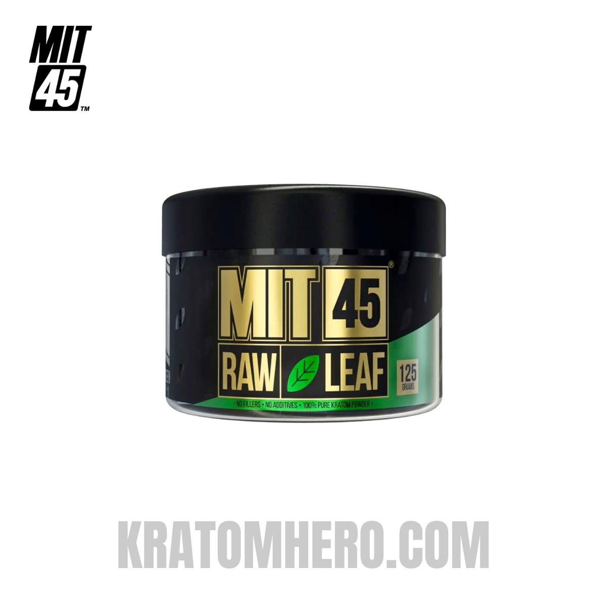 MIT45 Raw Green Leaf Kratom Powder - 125 Grams