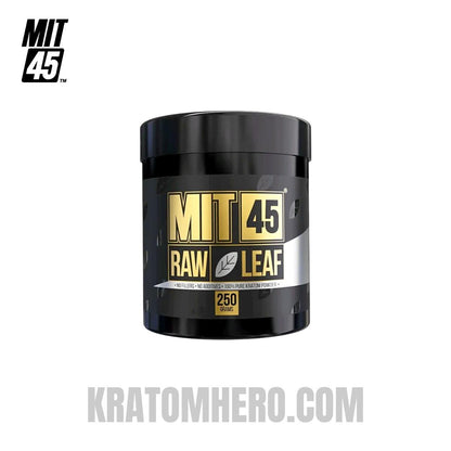 MIT45 Raw White Leaf Kratom Powder - 250 Grams