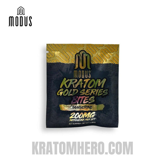 Modus Kratom Gummies Gold Series Bite Tangerine