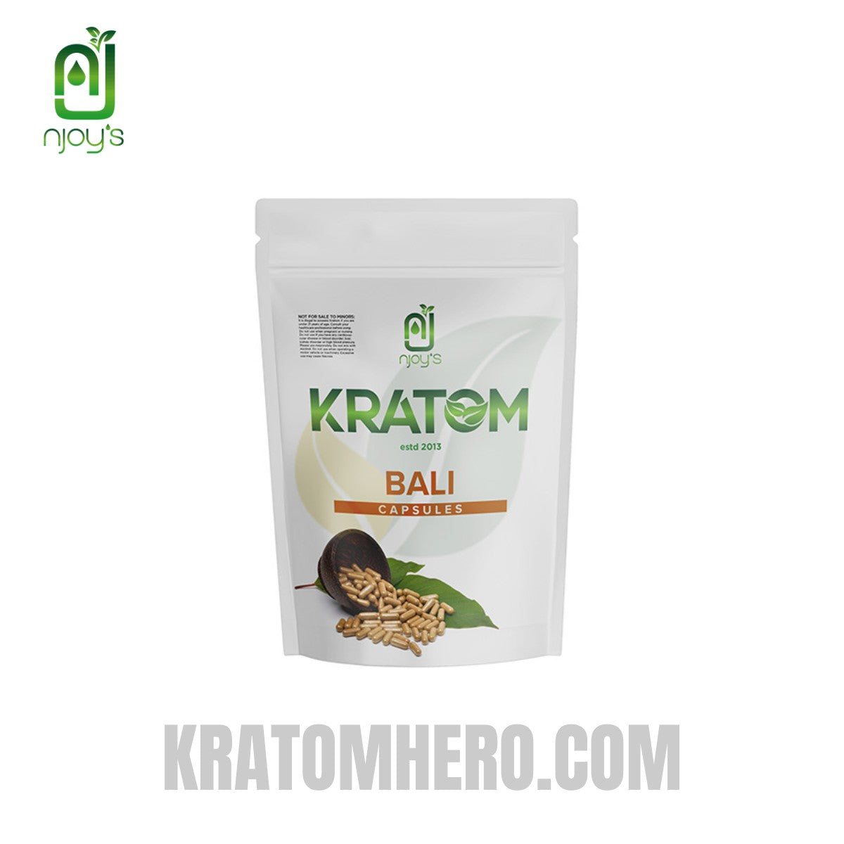 NJOYS Kratom Capsules Bali 42Ct