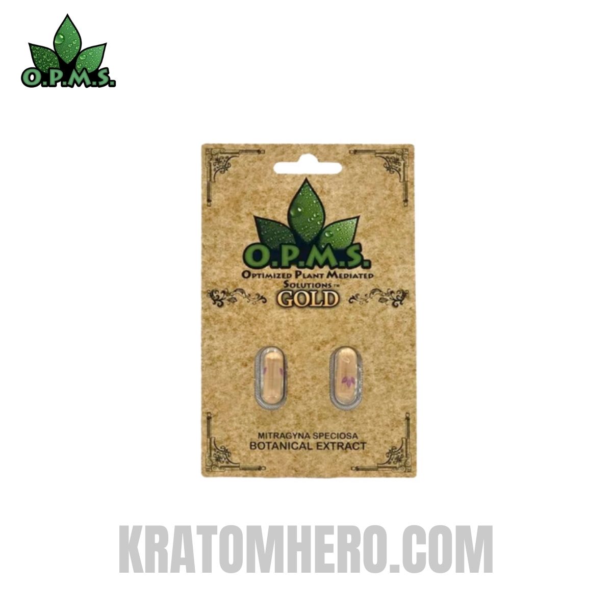 OPMS Gold Kratom Capsules