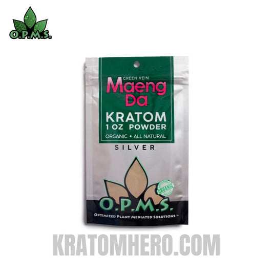 OPMS Green Vein Maeng Da Kratom Powder
