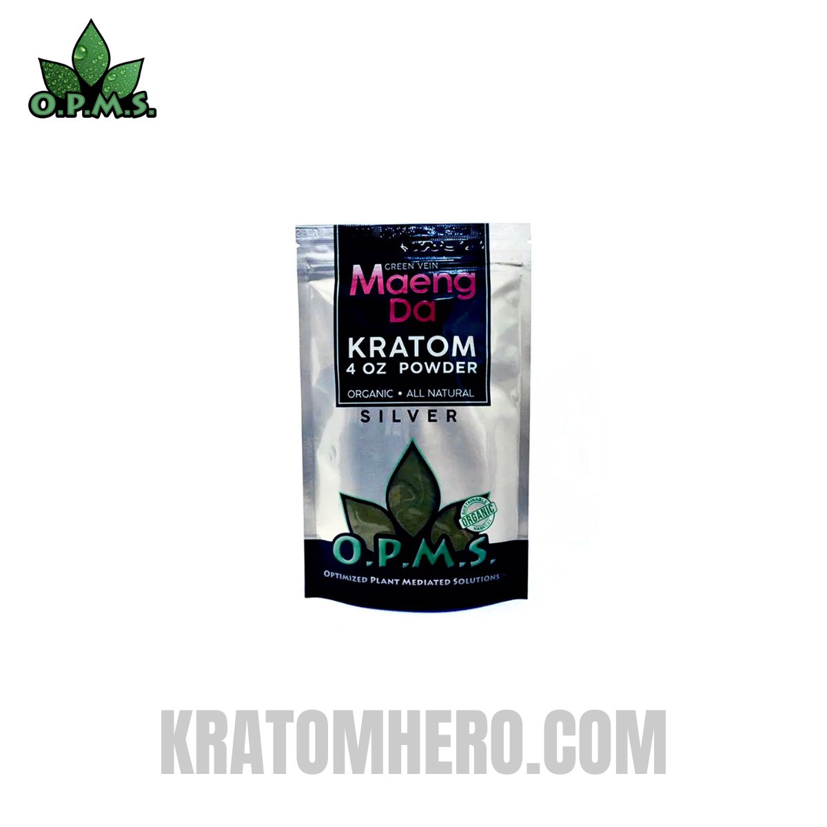 OPMS Green Vein Maeng Da Kratom Powder 4 OZ