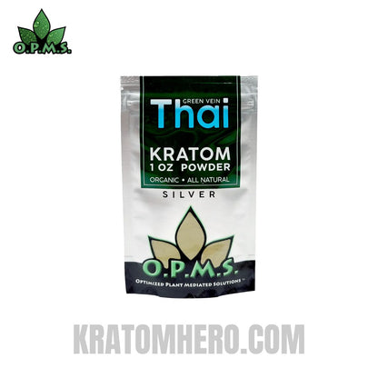 OPMS Green Vein Thai Kratom Powder - 1 OZ