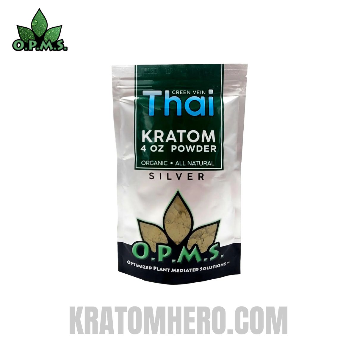OPMS Green Vein Thai Kratom Powder - 4 OZ
