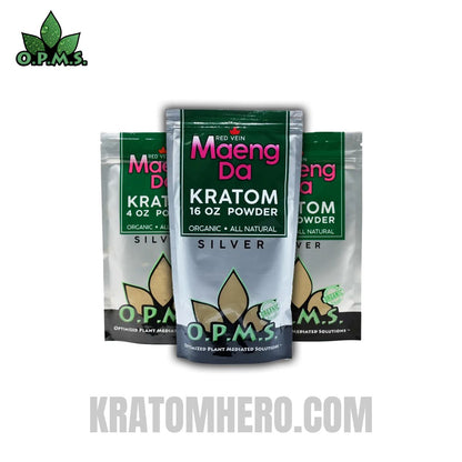 OPMS Red Vein Maeng Da Kratom Powder - All Pack