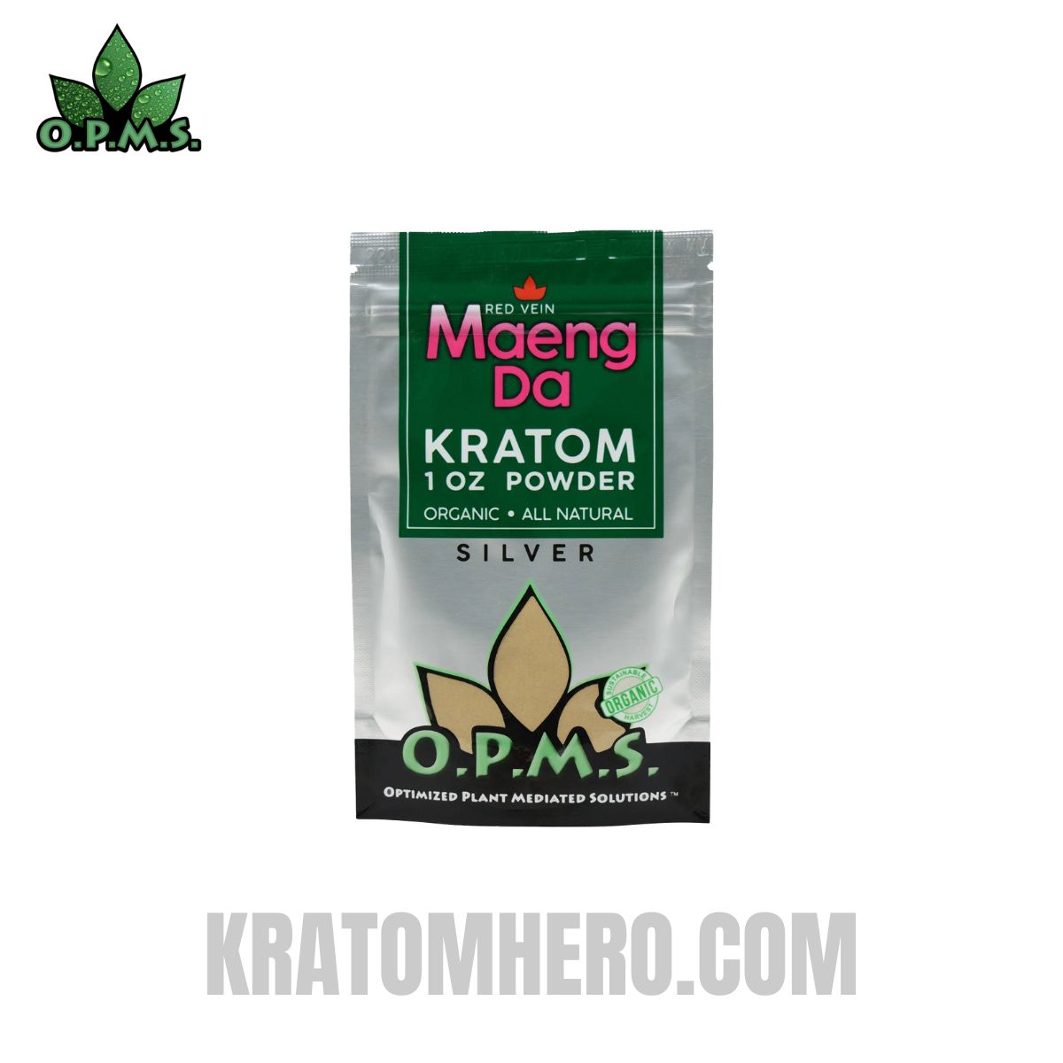 OPMS Red Vein Maeng Da Kratom Powder - 1 OZ