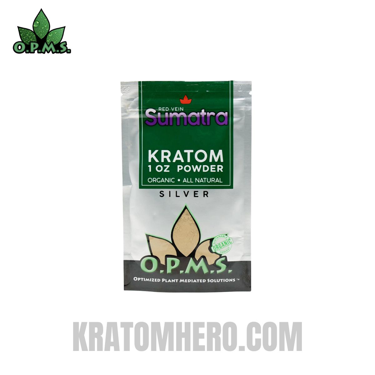 OPMS Red Vein Sumatra Kratom Powder - 1 OZ