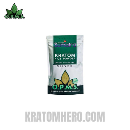 OPMS Red Vein Sumatra Kratom Powder - 4 OZ