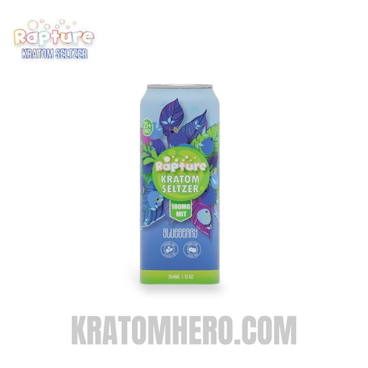 Rapture Kratom Seltzer Blueberry 100mg