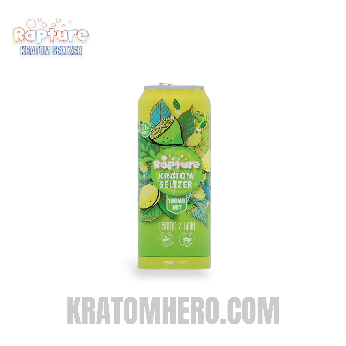 Rapture Kratom Seltzer Lemon Lime 100mg